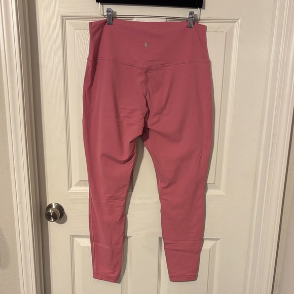 Lululemon Align High-Rise Pant 28" Size 14 Pink Blossom - Picture 8 of 10